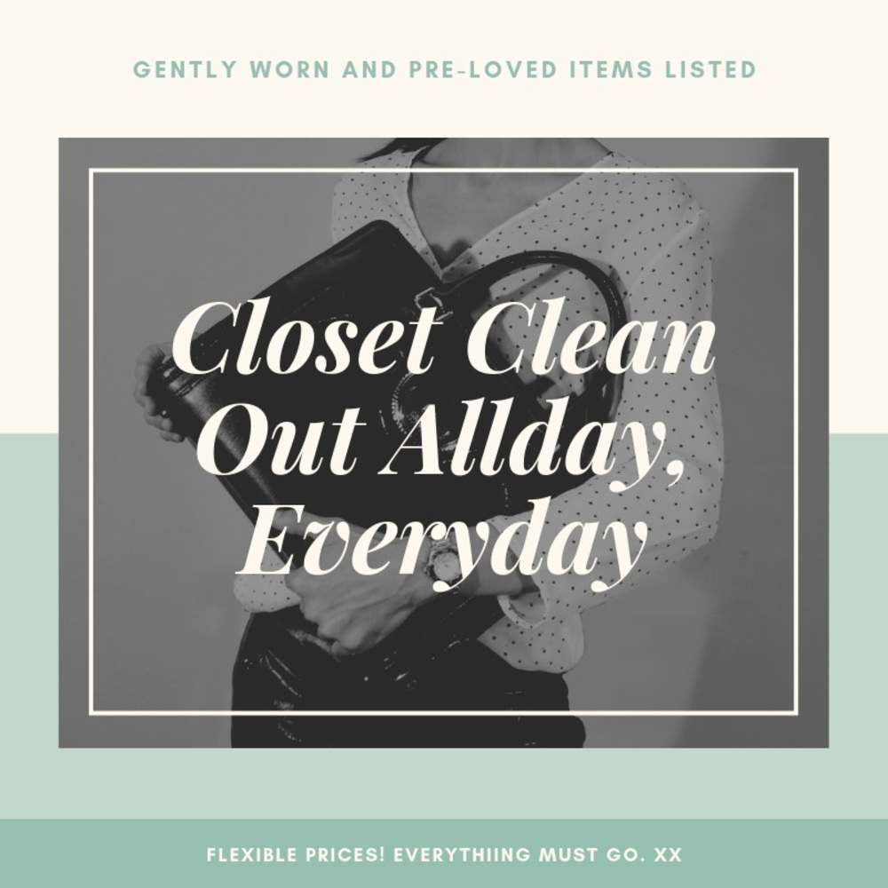 Closet Clean Out 🛍